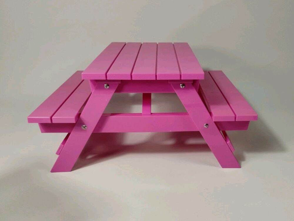 Our Generation Pink Play Picnic Table for 20" Dolls - Table Only